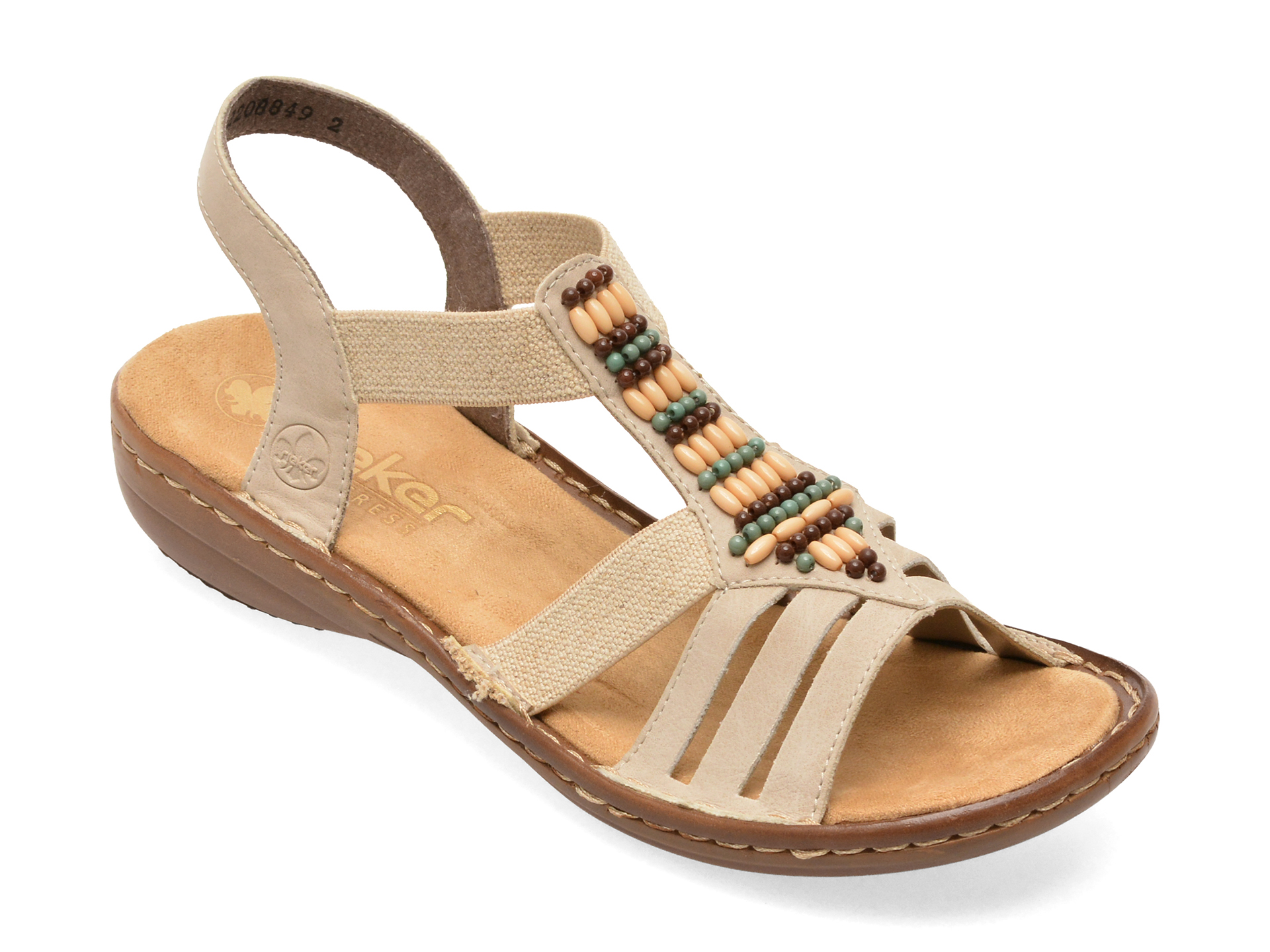 Sandale Rieker Bej 60851 - Confort & Stil - imagine 3