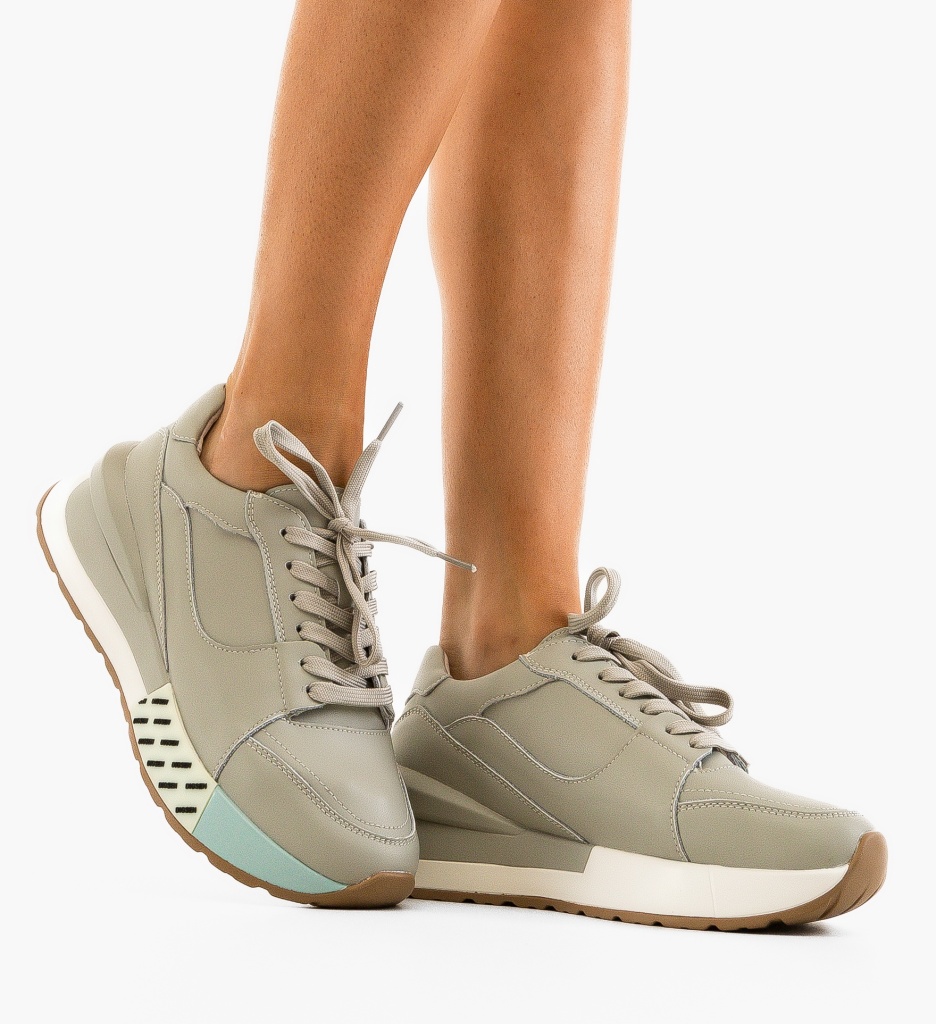 Sneakers Dama Vega Turcoaz - Confort și Stil - imagine 4