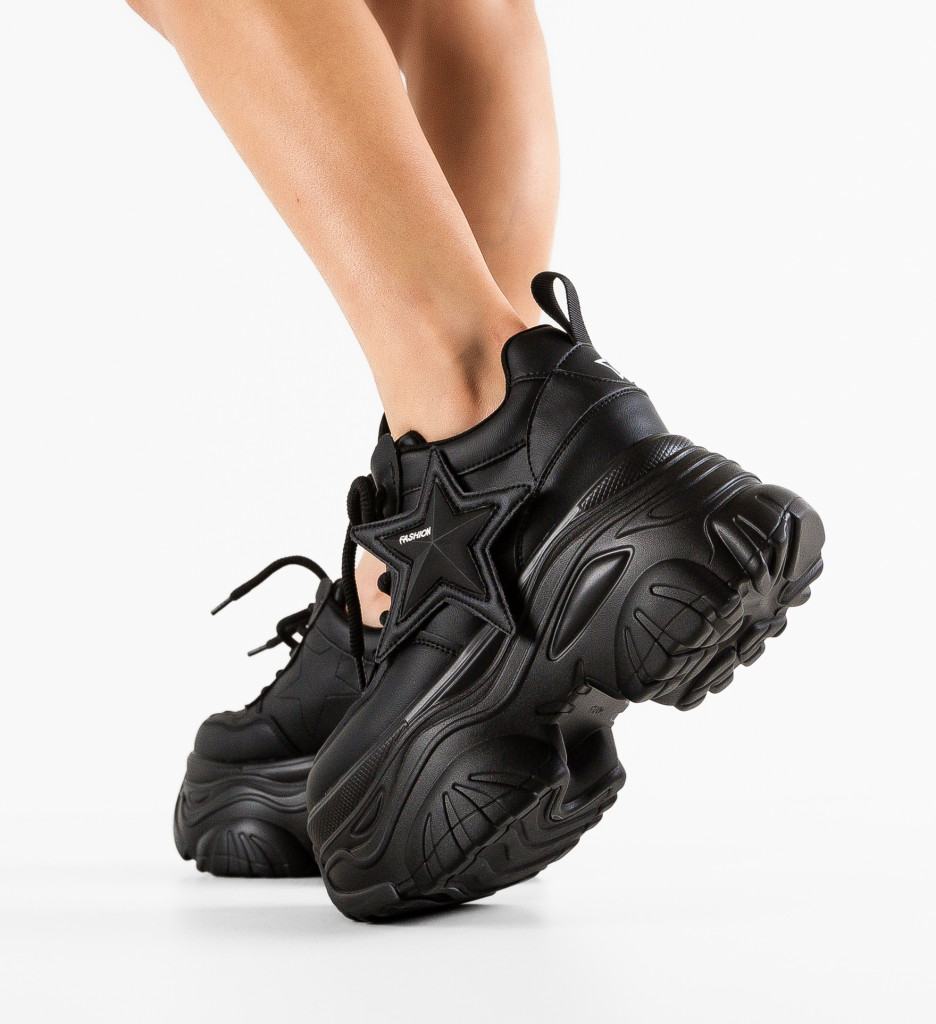 Sneakers Dama Ezhil Negri - Confort și Stil