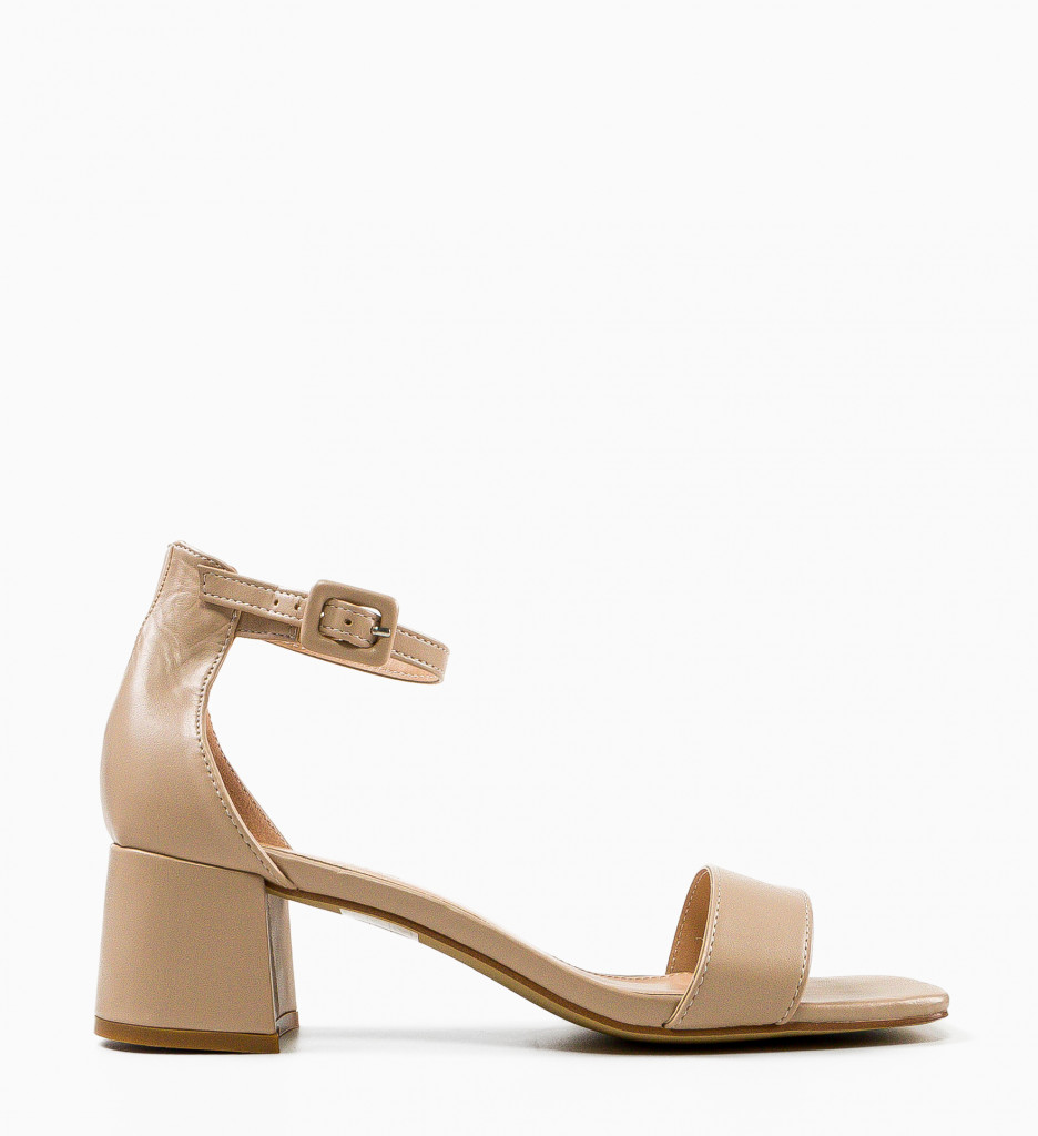 Sandale cu Toc Zime Bej - Eleganță și Stil - imagine 3