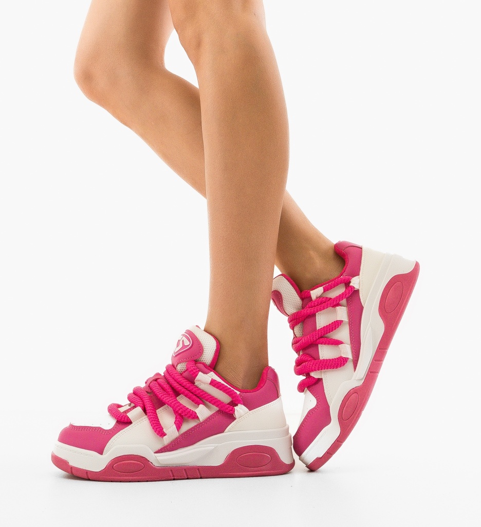 Sneakers Dama Nima Fuchsia - Stil și Confort - imagine 2