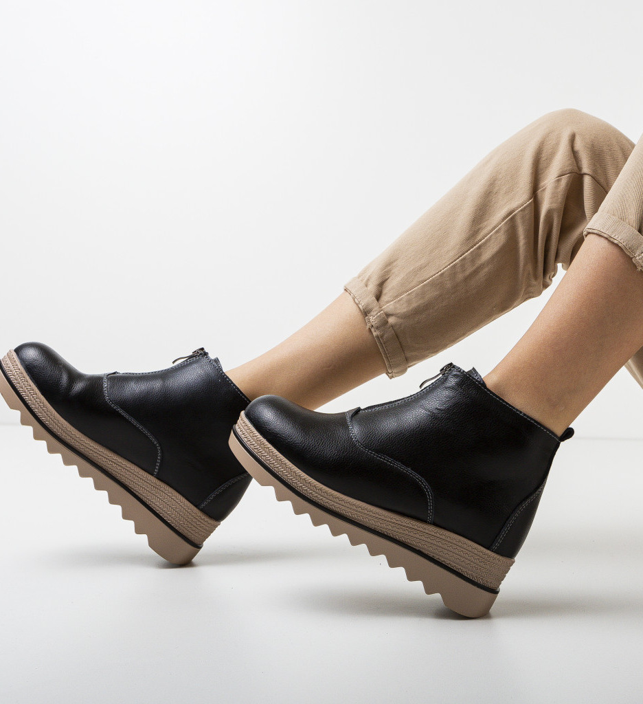 Ghete Coady Negre | Eleganță și Confort - imagine 4