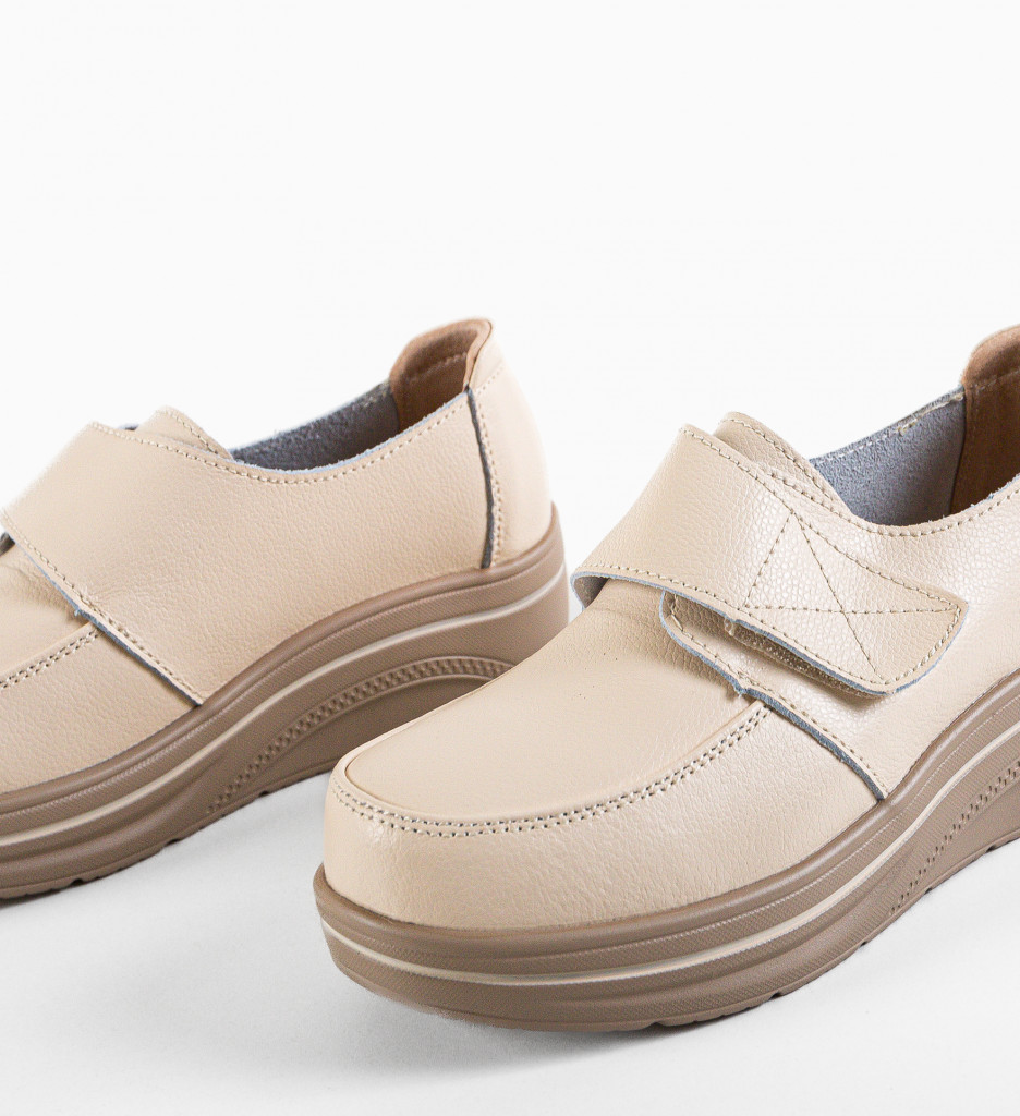 Pantofi Hausberg Bej 2 | Confort Zilnic - imagine 12