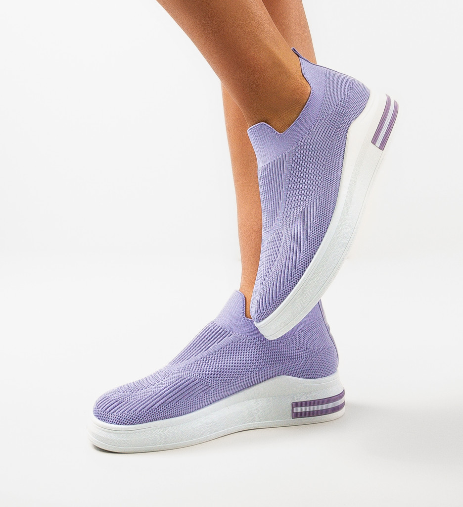 Pantofi Sport Leutbert Mov | Confort & Stil - imagine 3