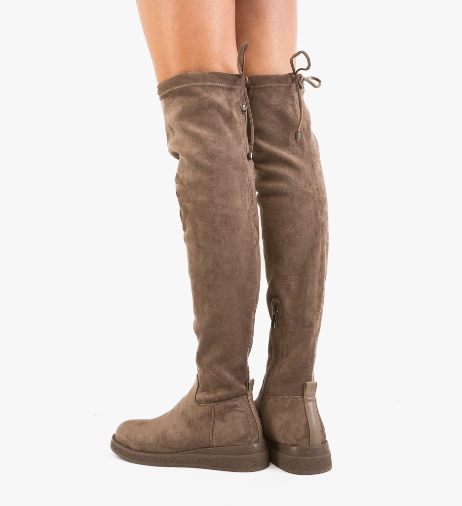 Cizme Khaki Dama Jamme - Eleganță Urbană - imagine 2