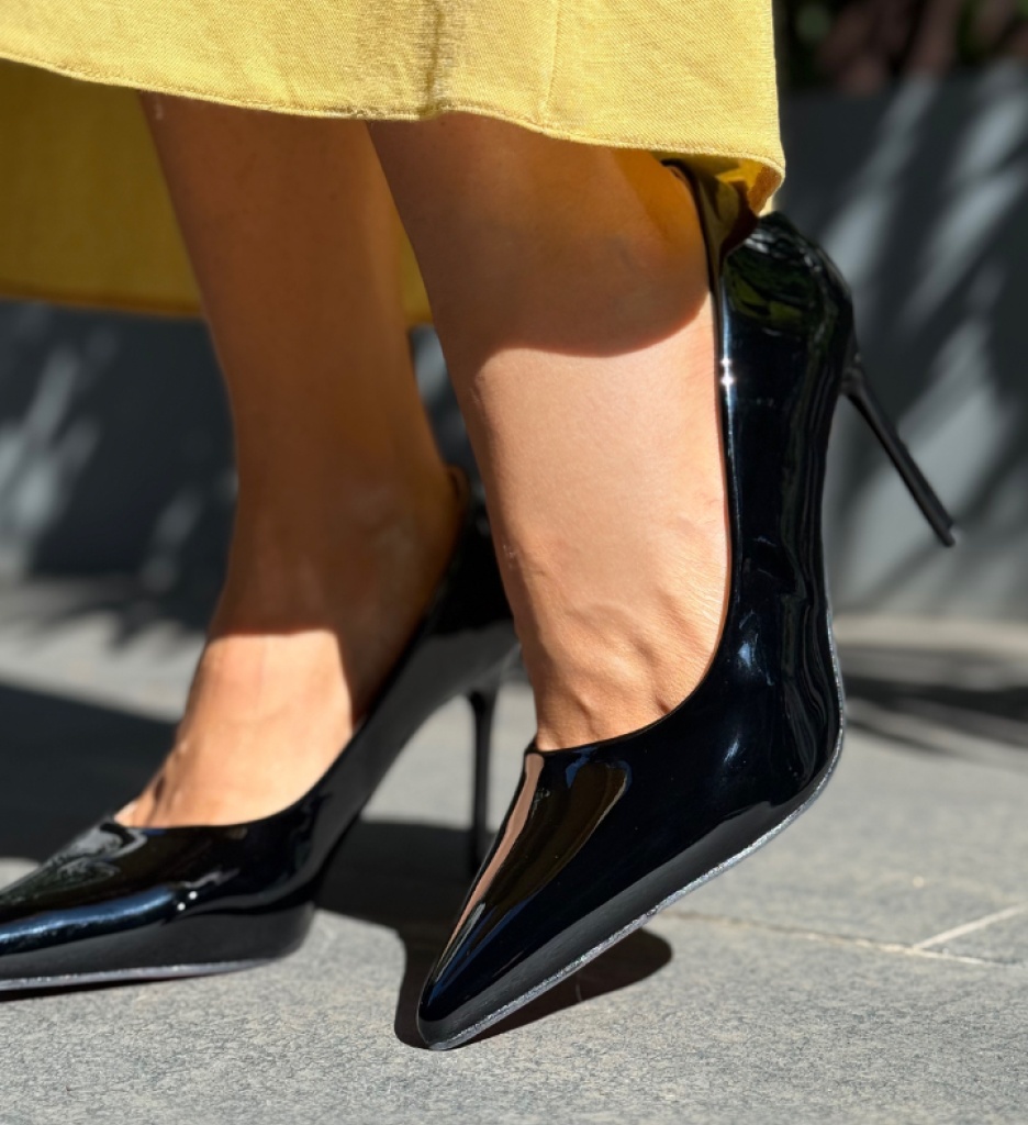 Pantofi Stiletto Neybar Negri - Eleganță și Stil - imagine 2