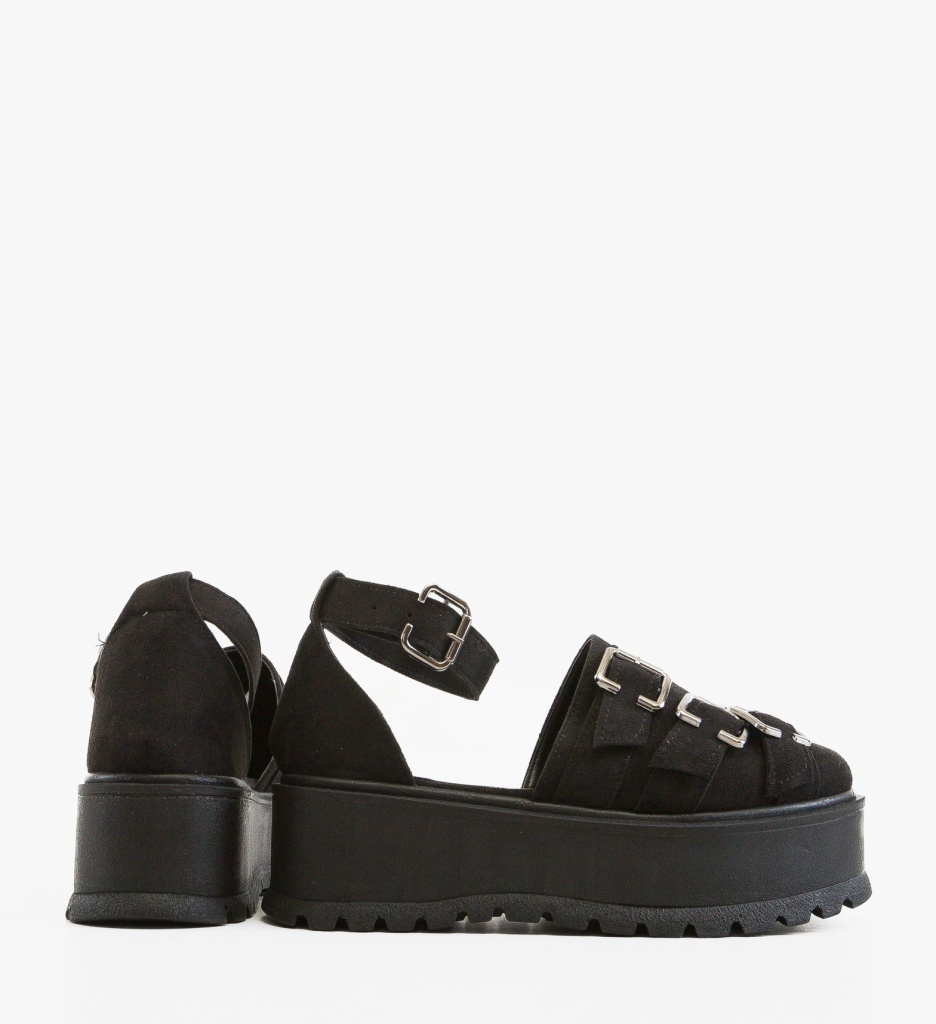 Pantofi Casual Koerel Negri | Confort Stilat - imagine 4