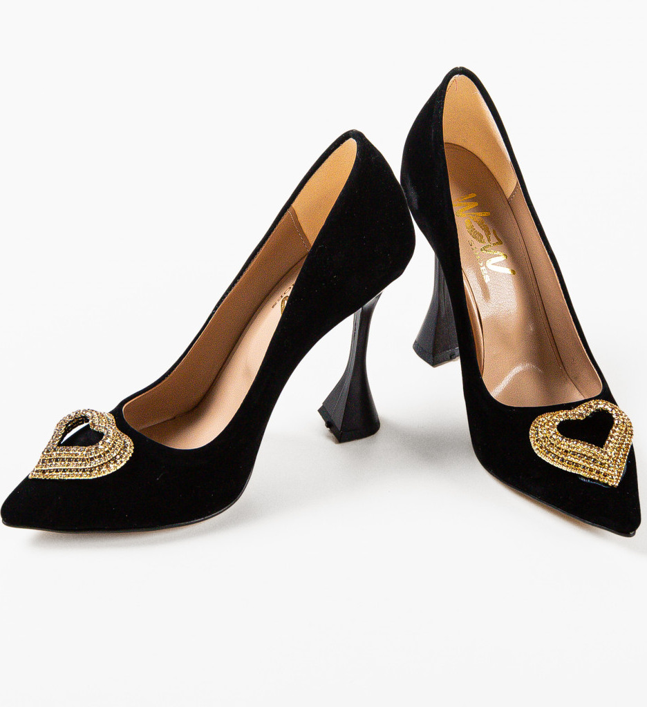 Pantofi cu Toc Darino Negri - Eleganță Asigurată - imagine 6