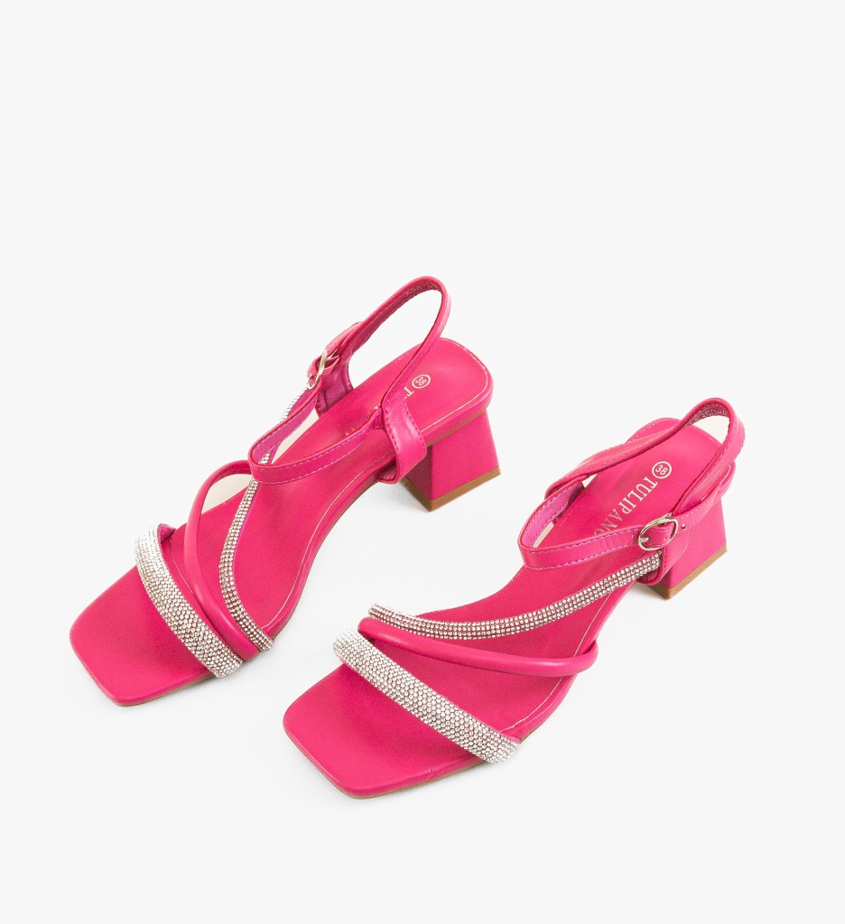 Sandale Alyssa Fuchsia - Eleganță și Stil - imagine 5