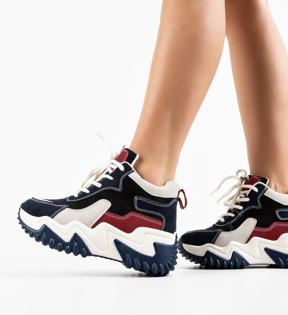 Sneakers Dama Orangyna Bleumarin Confort Spor