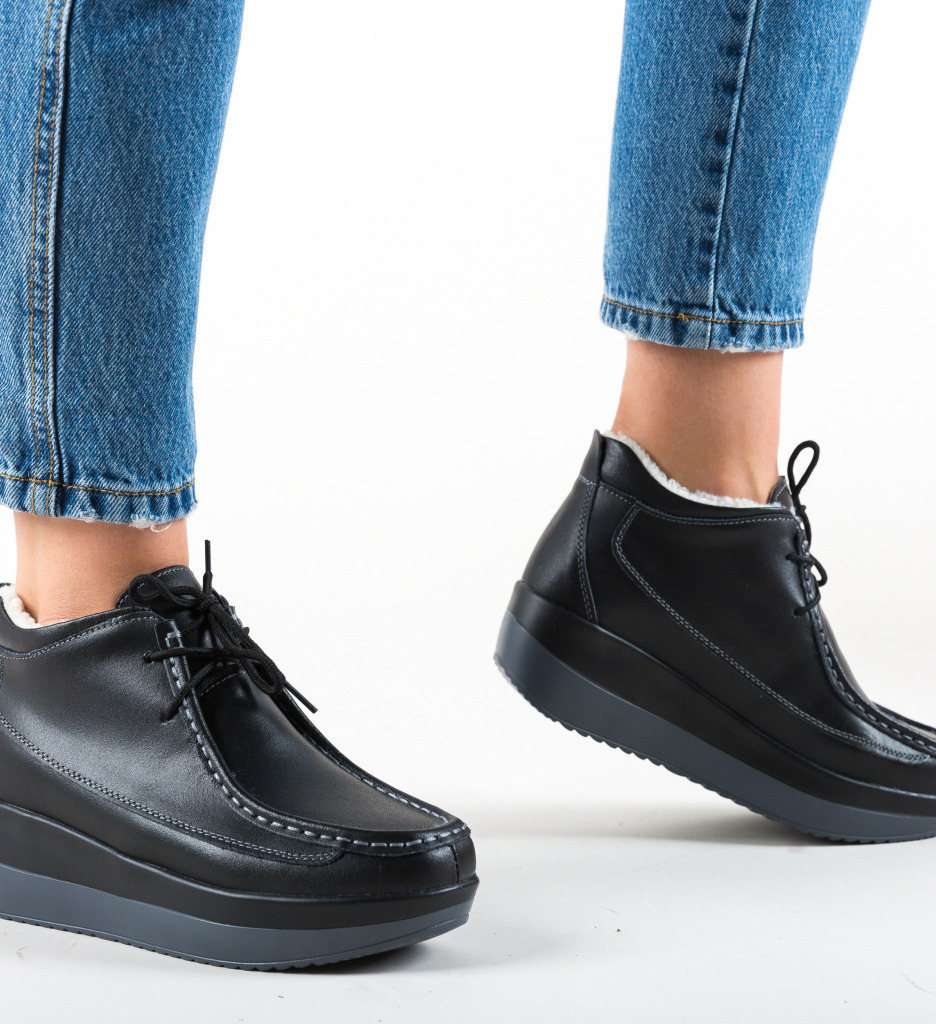 Pantofi Casual Ryhko Negri - Confort și Stil
