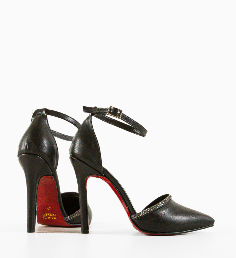 Pantofi Varay Negri - Eleganță și Stil - imagine 6