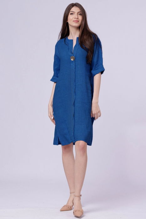 Rochie In Albastru Electric Shopika | Elegantă