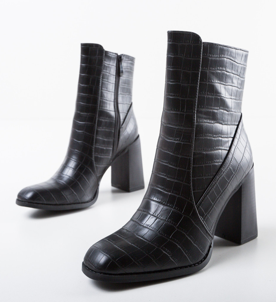 Botine Ameer Negre | Eleganță și Confort - imagine 8