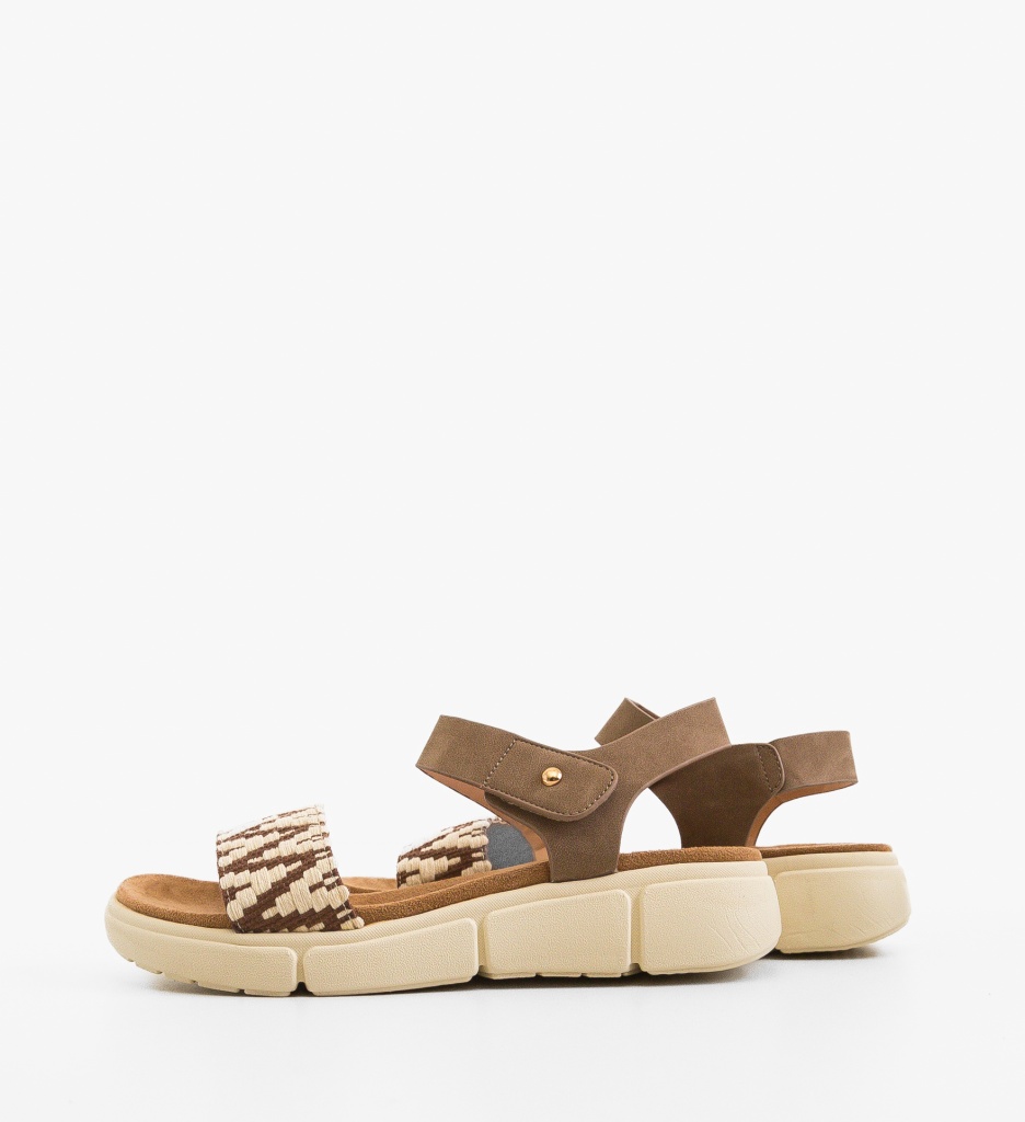 Sandale Dama Feciulia Camel | Eleganță și Confort - imagine 4