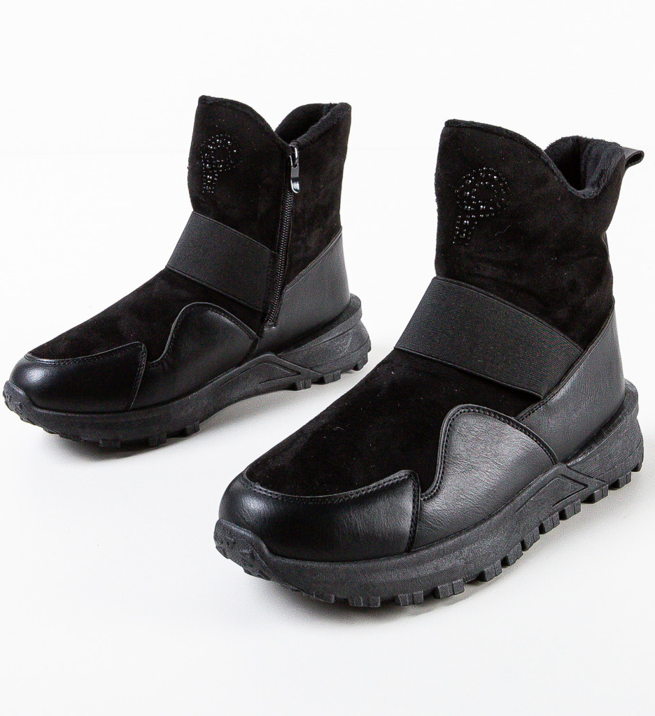Ghete Dama Gabija Negre - Stil si Confort - imagine 5