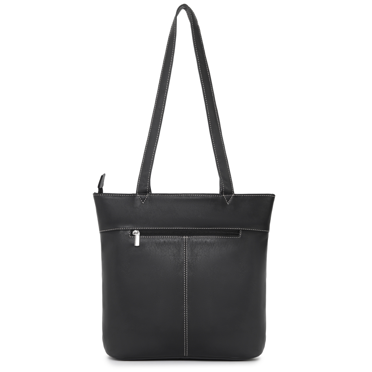 Geanta Dama India Piele Naturala Negru - imagine 4