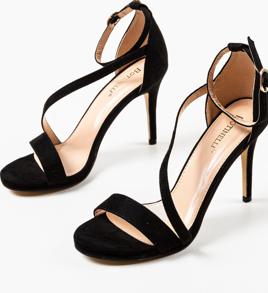 Sandale cu Toc Higon Negre | Eleganță - imagine 6
