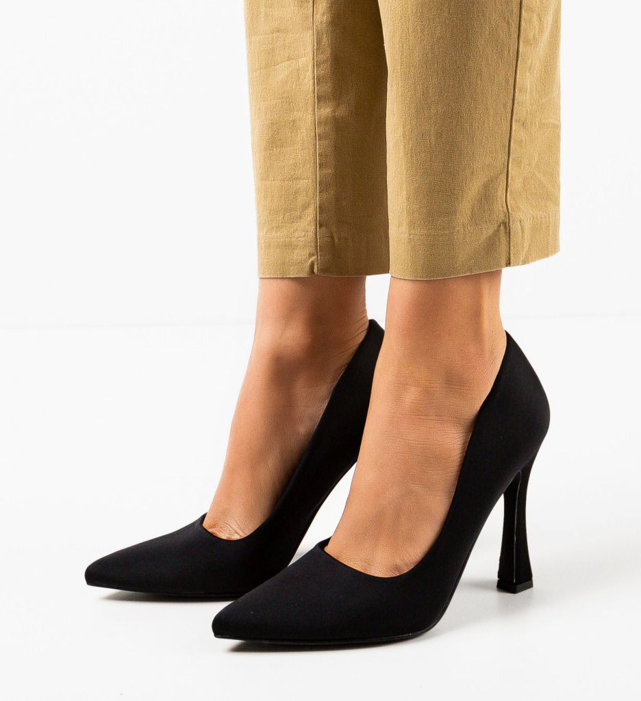 Pantofi cu toc Olyga Negri - Eleganță și Stil - imagine 3