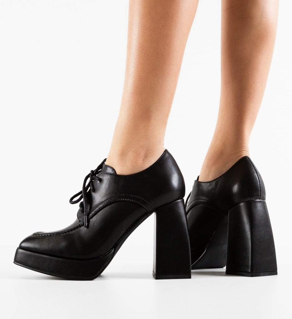 Pantofi Bartlet Negri | Eleganță la Fiecare Pas - imagine 6