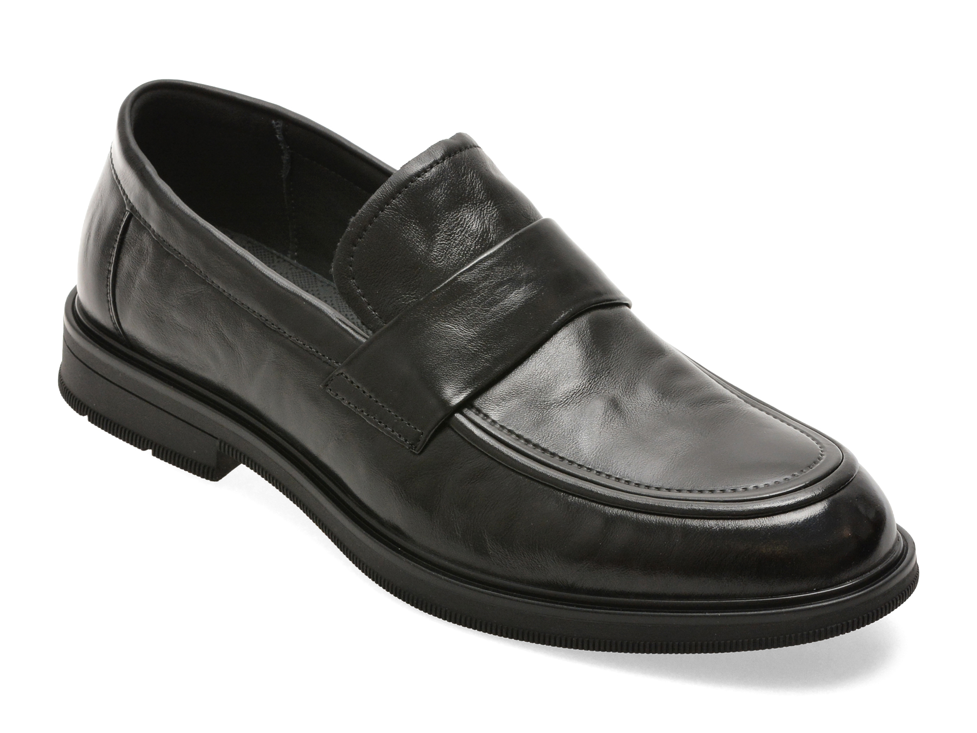 Mocasini EPICA Negri din Piele Naturală