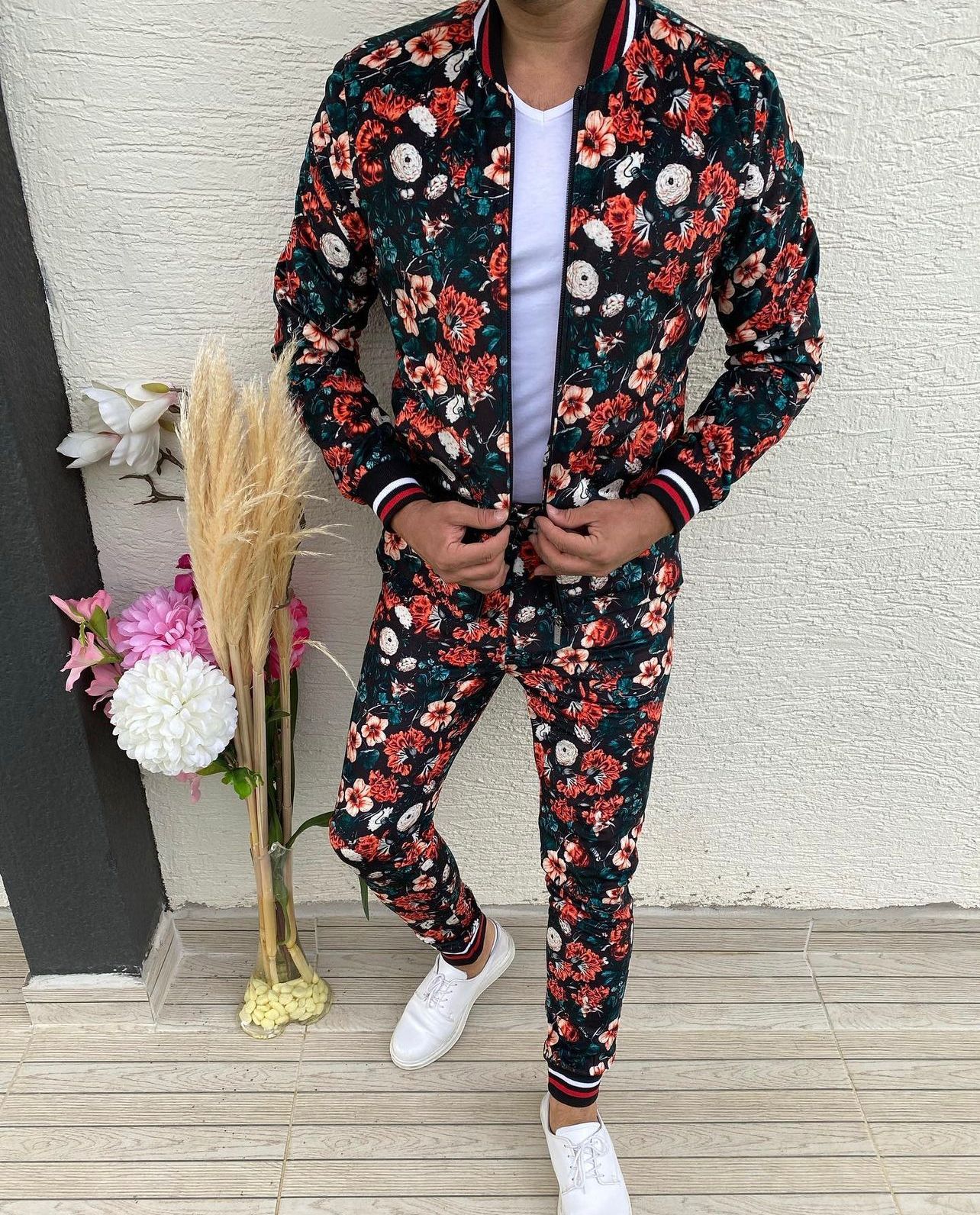 Pantaloni Trening Conici din Bumbac