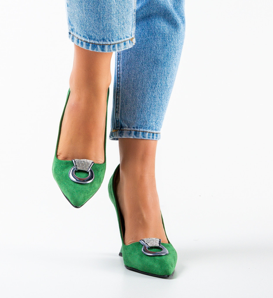 Provok Verde 3: Pantofi cu Toc Eleganți - imagine 3
