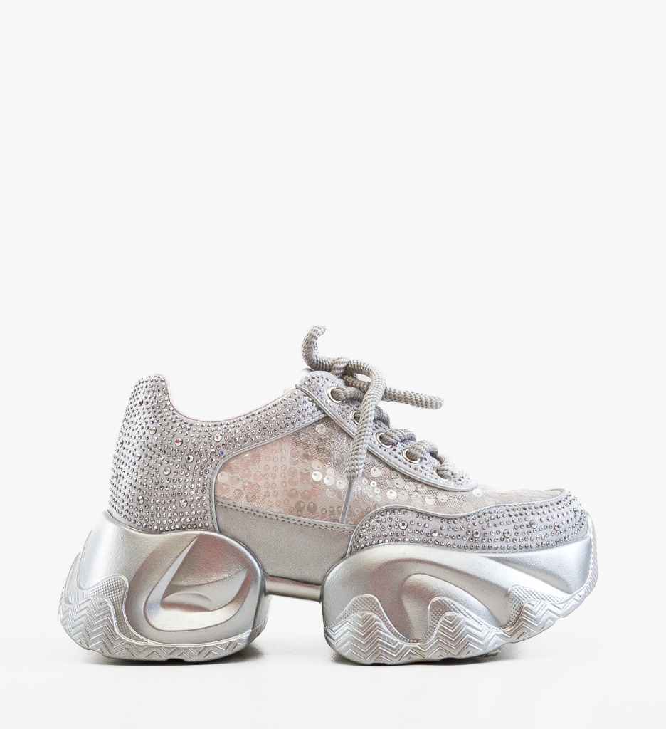 Sneakers Dama Selery Gri - Confort Sport - imagine 6