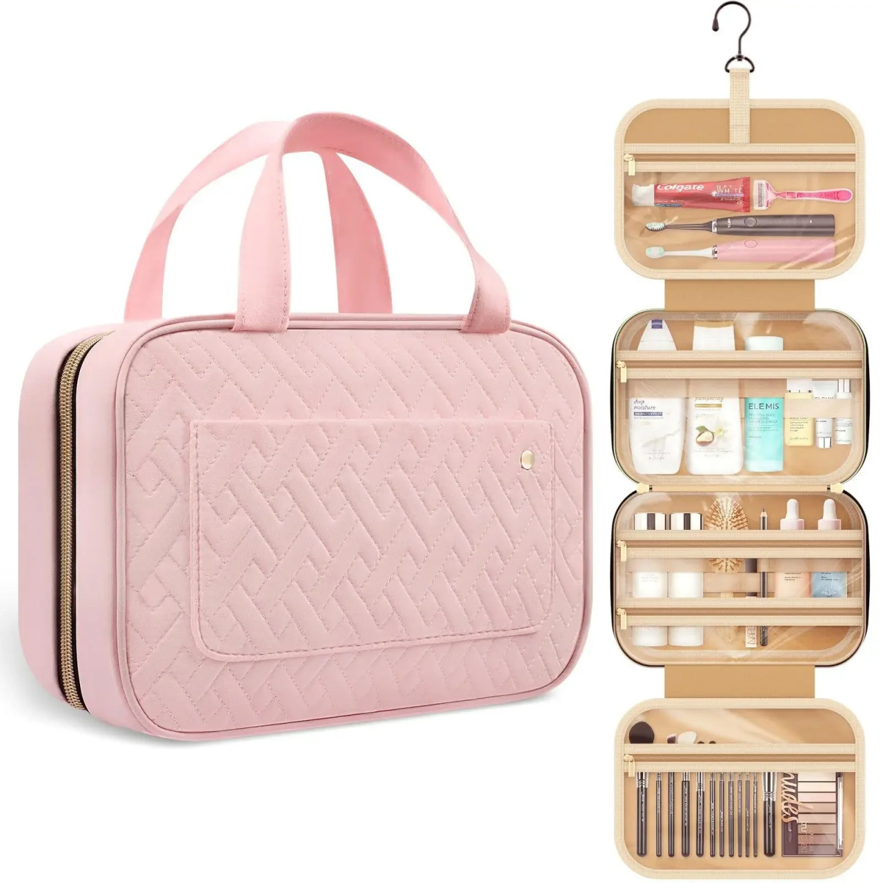 Geanta Cosmetice Delis Paloma GT3006 Roz