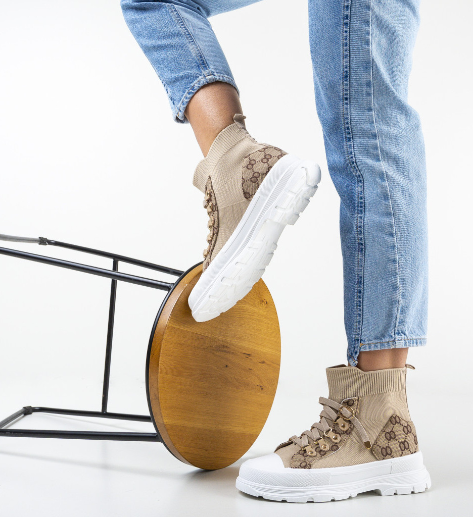 Pantofi Sport Acevedo Khaki | Confort și Stil - imagine 4