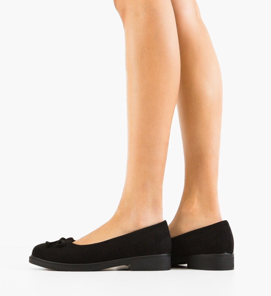 Balerini Dama Negri Casual - Confort Stilat - imagine 2