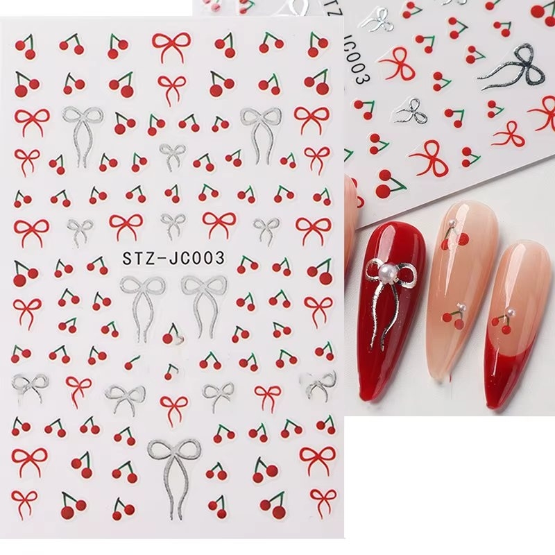 Abtibilduri Unghii Marquise Rosu | Nail Art Rapid