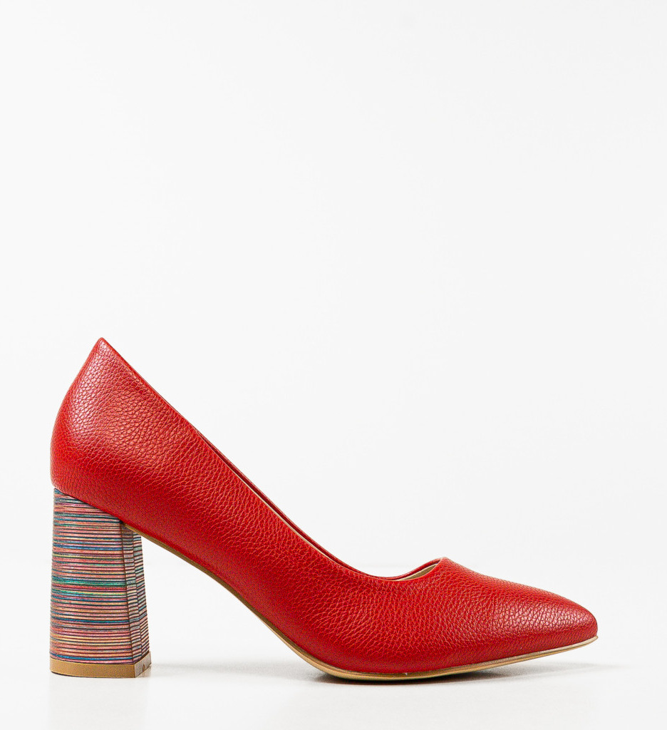 Pantofi Jaylen Rosii 2 - Eleganță și Stil - imagine 3