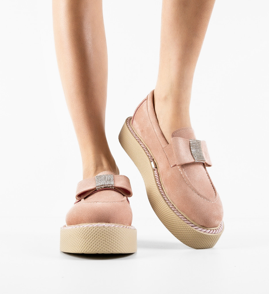 Pantofi Casual Sofia Roz - Confort și Stil - imagine 2