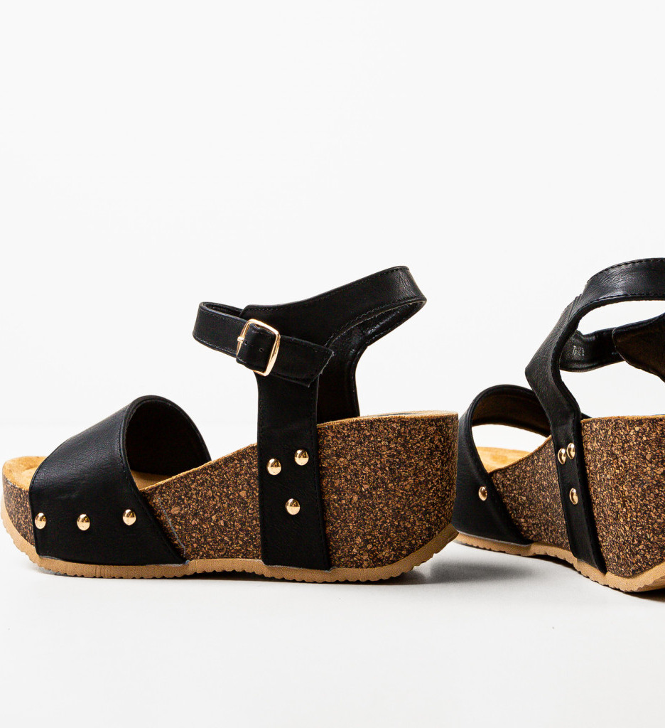 Platforme Dama Macie Negre | Eleganță Maximă - imagine 6