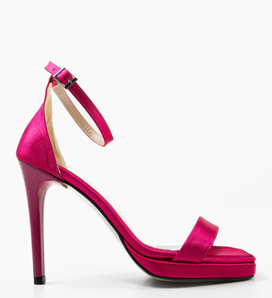 Sandale Grigo Fuchsia | Eleganță pe Toc - imagine 5