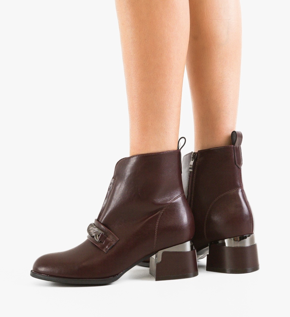 Botine Danka Grena Depurtat - Eleganță Autunnală - imagine 6