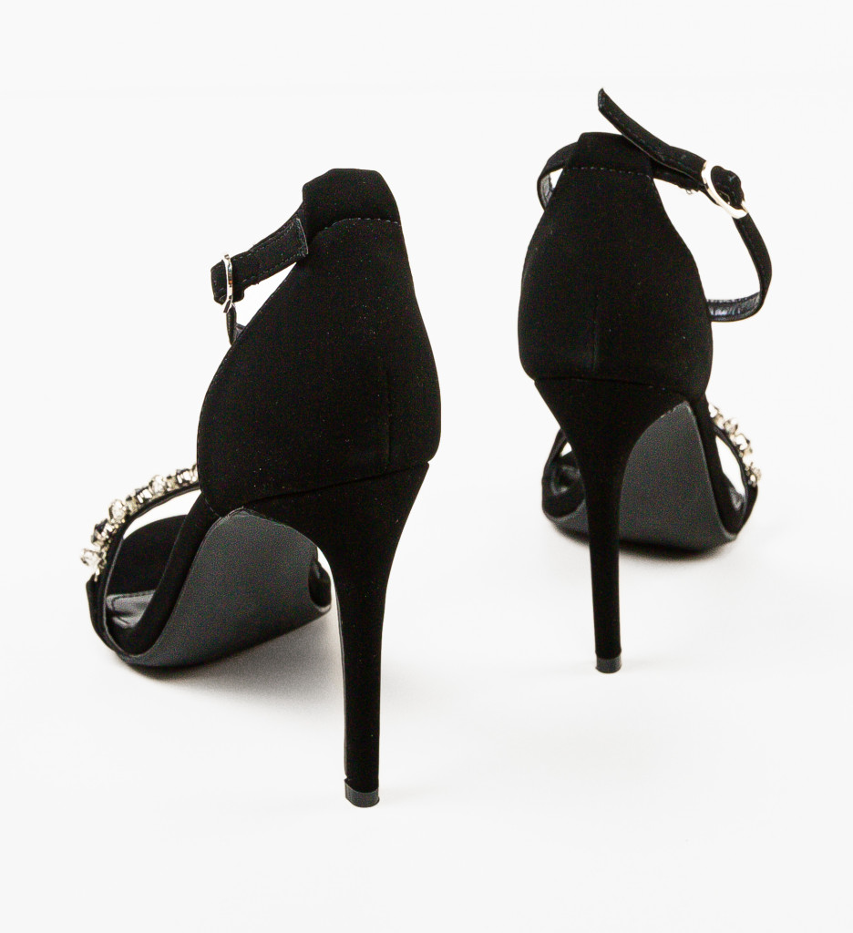 Sandale Toc Pekin Negre - Eleganță și Stil - imagine 7