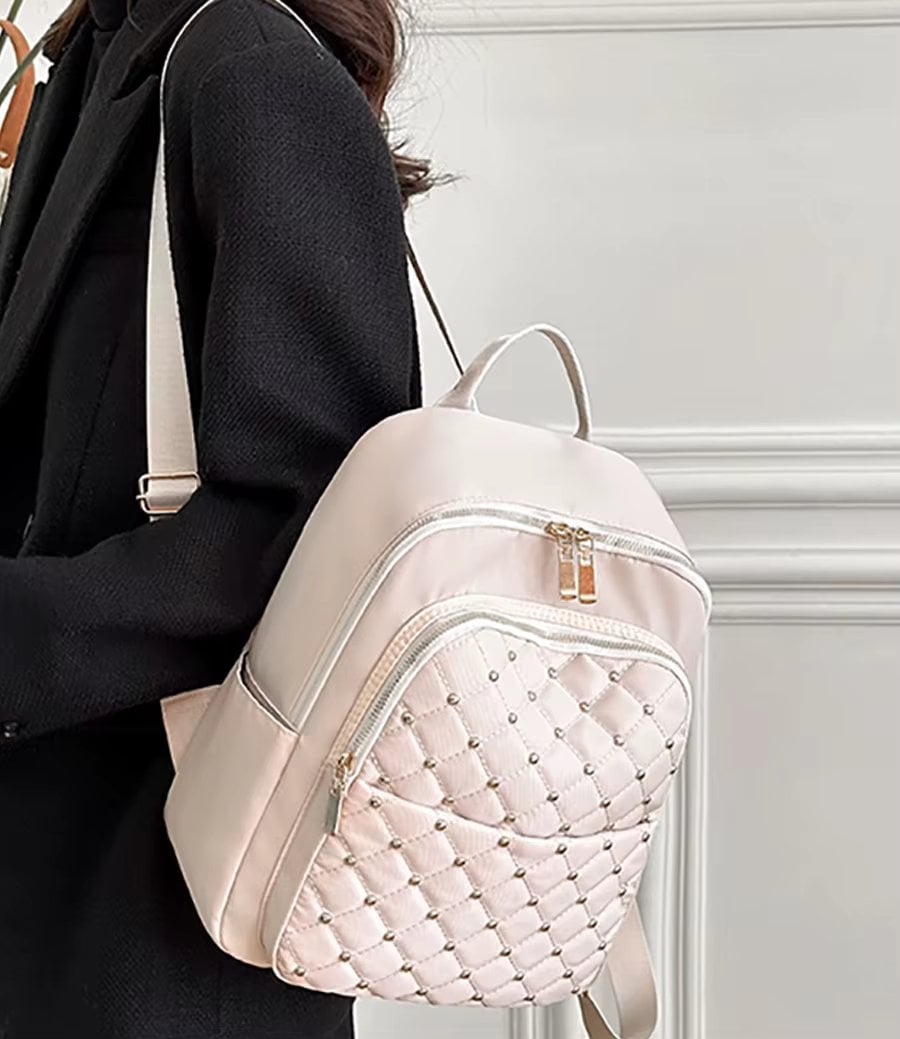 Rucsac Dama Delis Sidonia Crem, Practic - imagine 3
