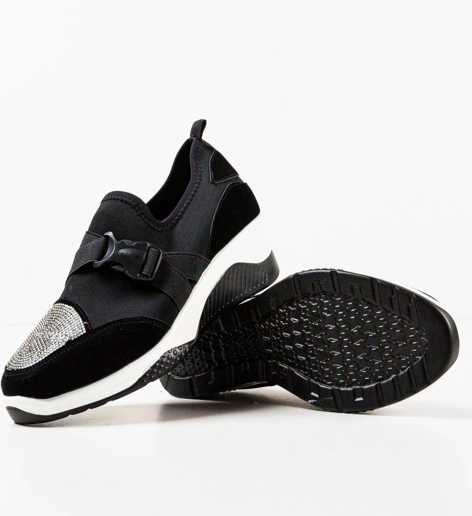 Sneakers Tensive Negri | Confort și Stil Urban - imagine 8