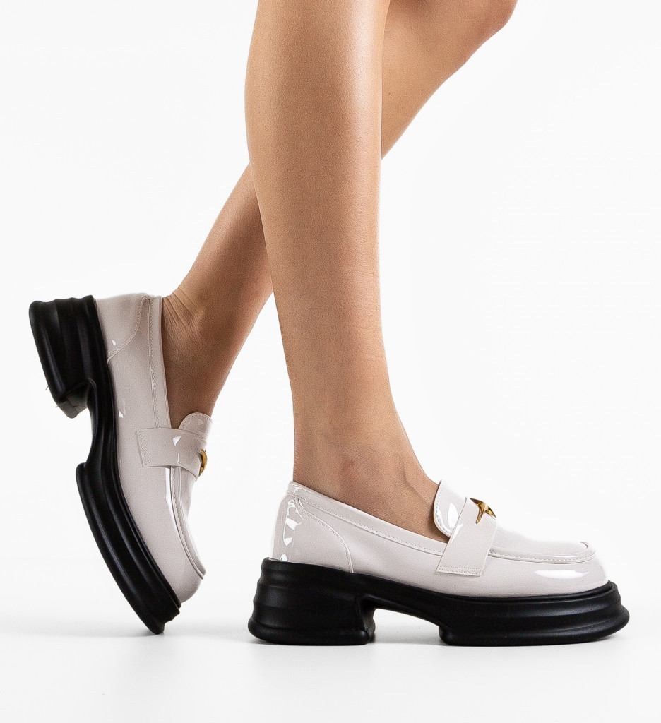 Pantofi Casual Dama Mezony Bej | Confort & Stil - imagine 2