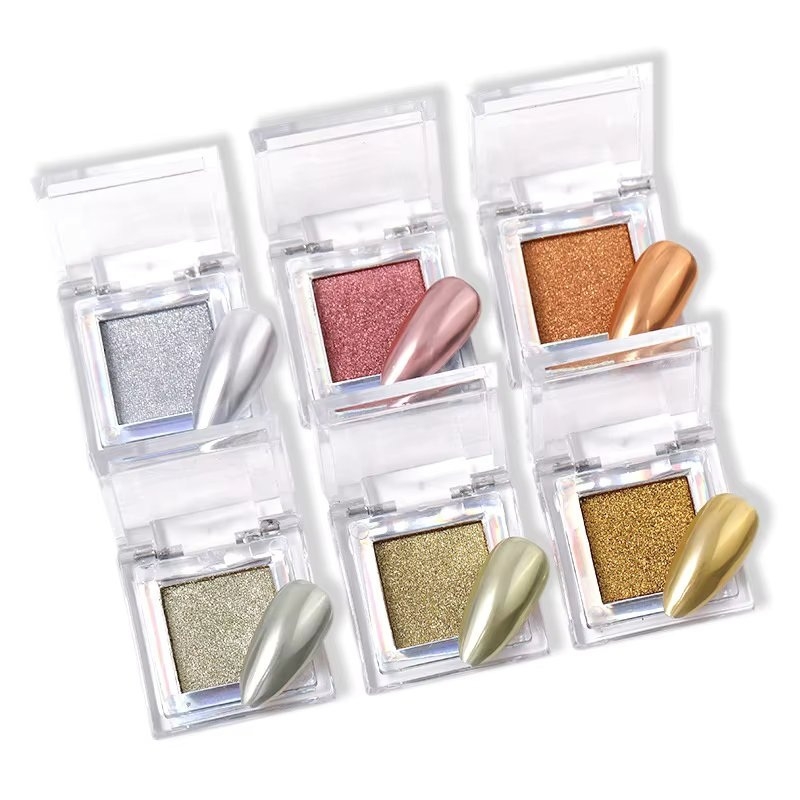 Pigment Unghii Mirror Marquise PIGM14 Bej Picadili - imagine 2