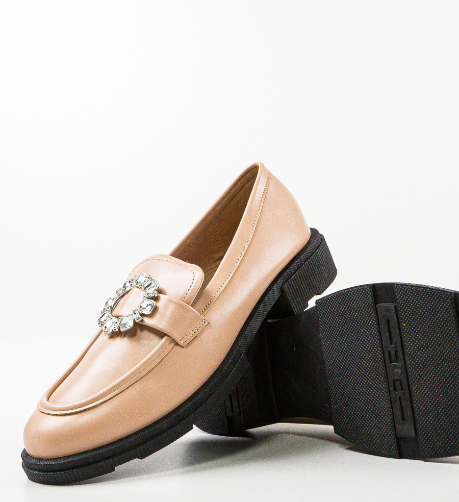 Pantofi Casual Dama Iezabel Bej - Confort & Stil - imagine 8