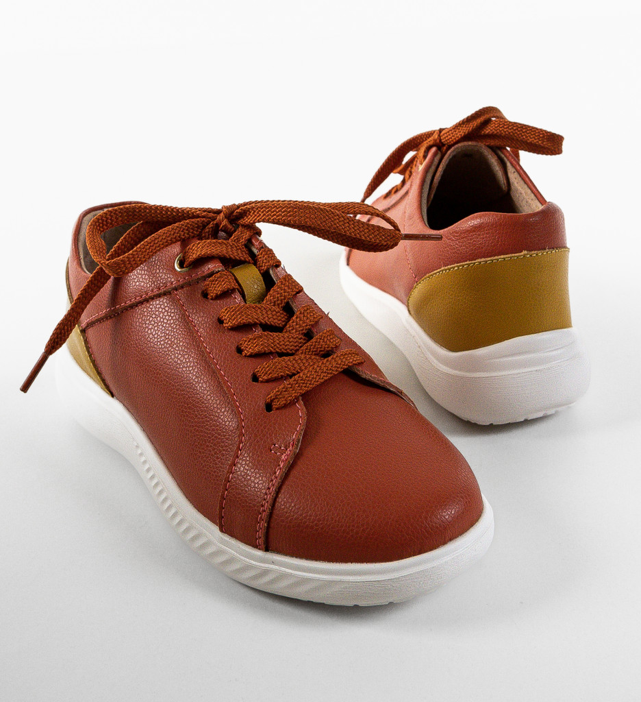 Pantofi Casual Rena Portocalii - Stil și Confort - imagine 7