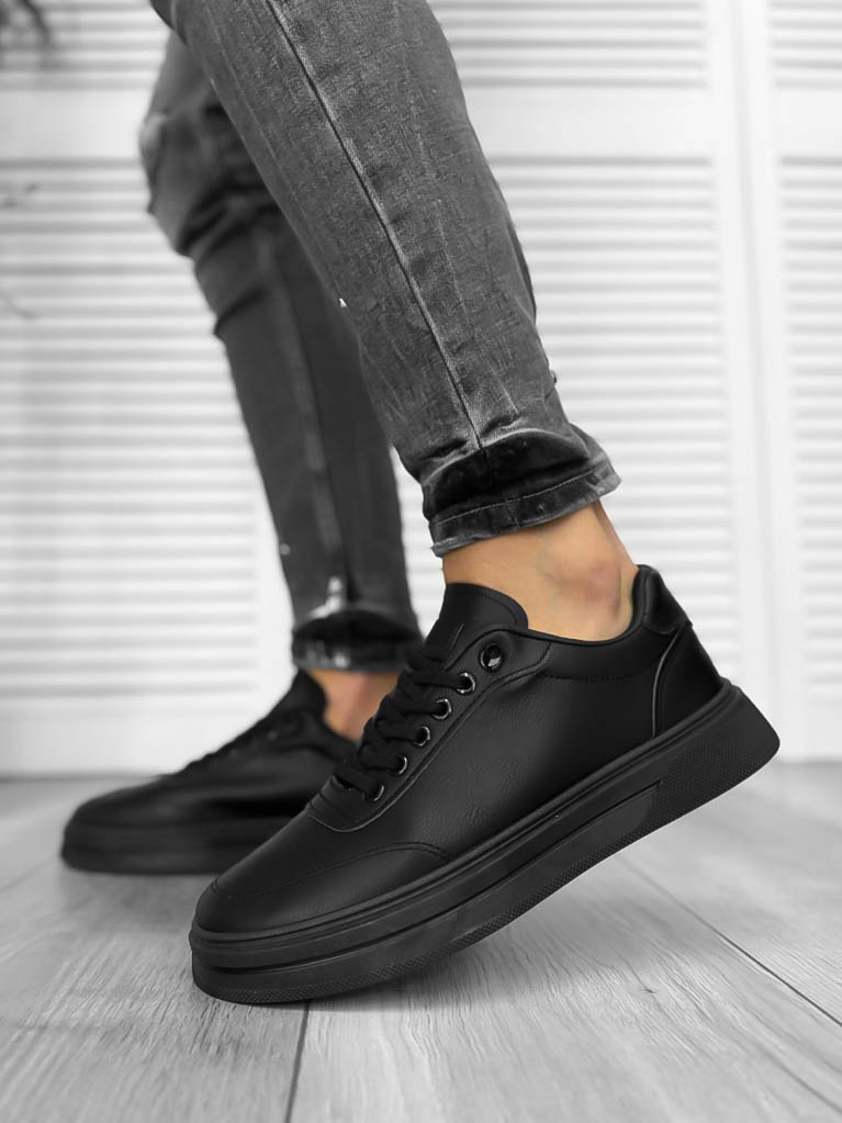 Adidași Casual Bărbați Negri 1665 | Confort Maxim