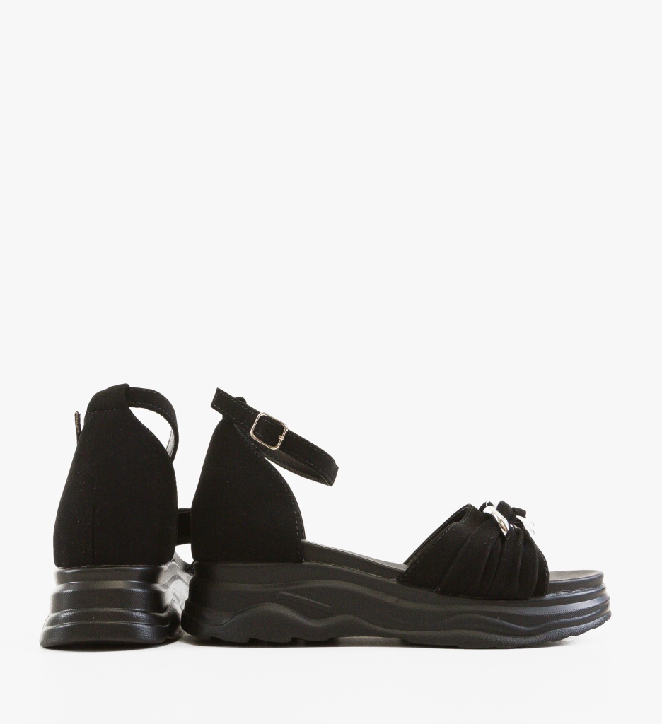 Sandale Dama Laust Negre – Elegant Confort - imagine 6