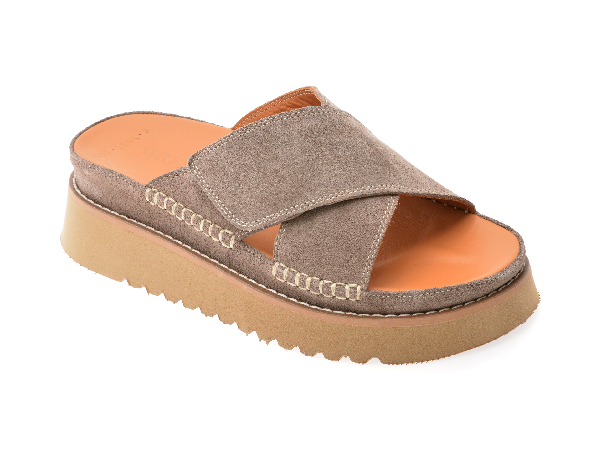 Papuci GRYXX Piele Întoarsă - Confort Premium