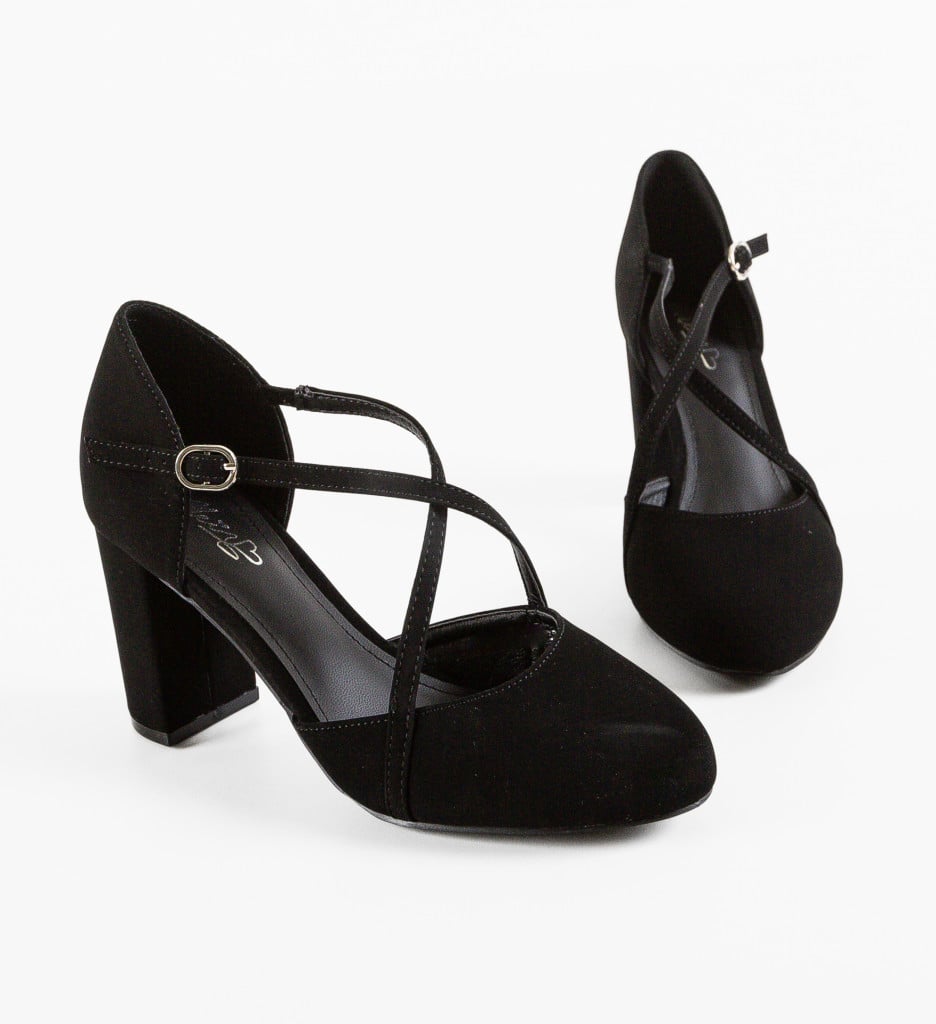 Pantofi cu Toc Enora Negri - Eleganți și Confortabili - imagine 12