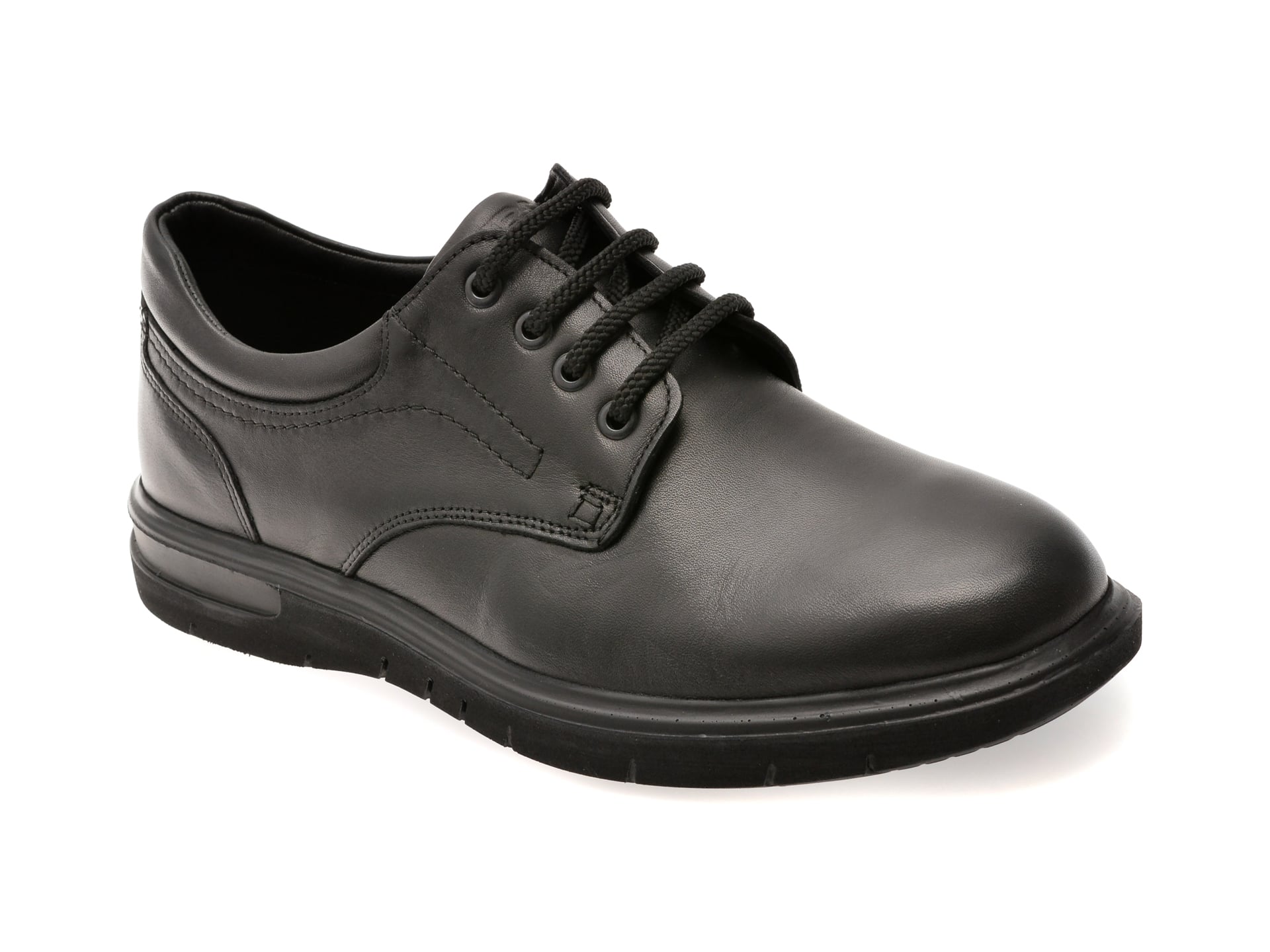 Pantofi OTTER negri din piele naturală - Eleganță și confort
