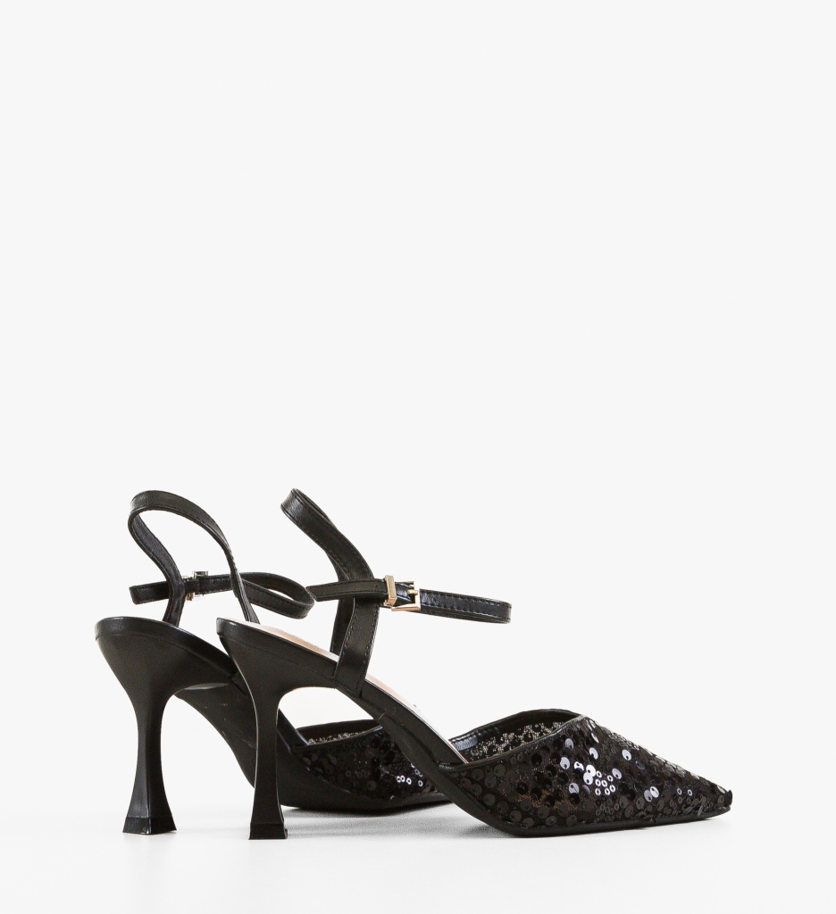 Pantofi cu Toc Rayan Negri - Eleganță și Stil - imagine 4